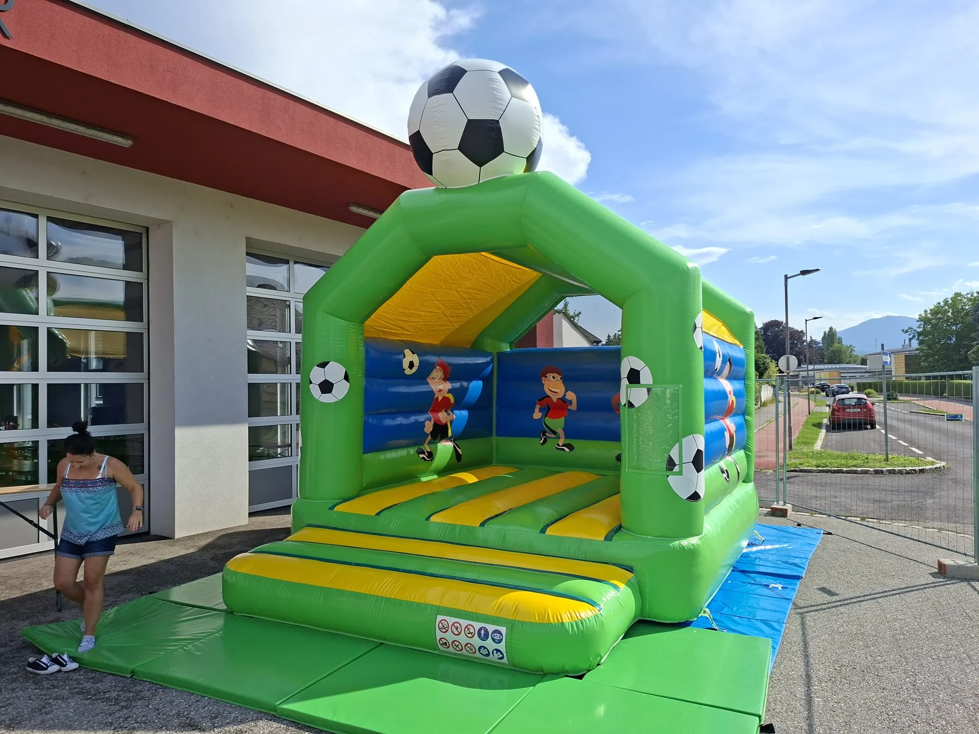 Fussball Hüpfburg